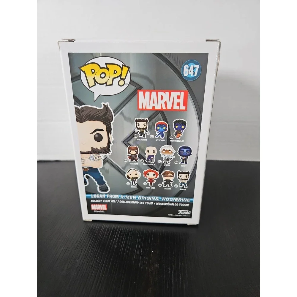 Funko Pop! Vinyl Marvel Logan #647 Bobblehead Comics Vinyl Figure New In Box